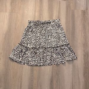 Shein pattern mini skirt